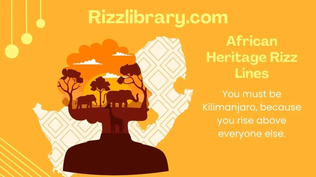African Heritage Rizz Lines