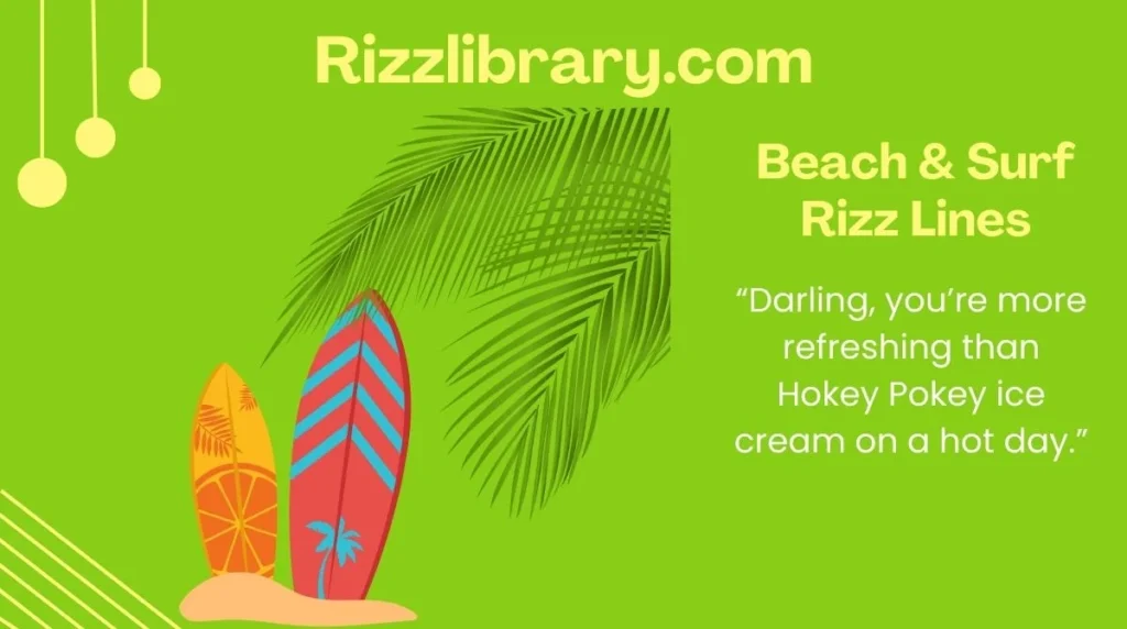 Beach & Surf Rizz Lines