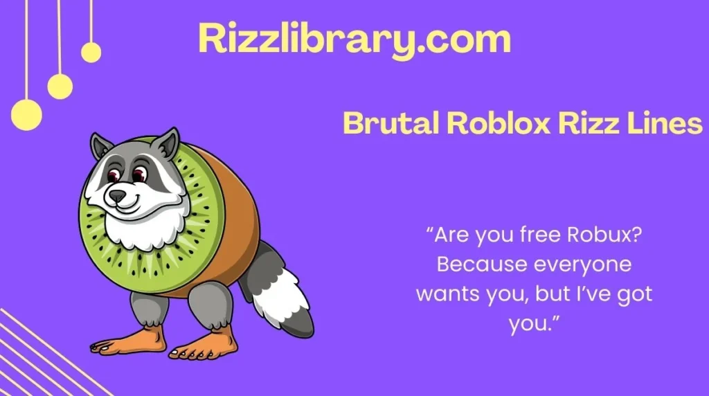 Brutal Roblox Rizz Lines