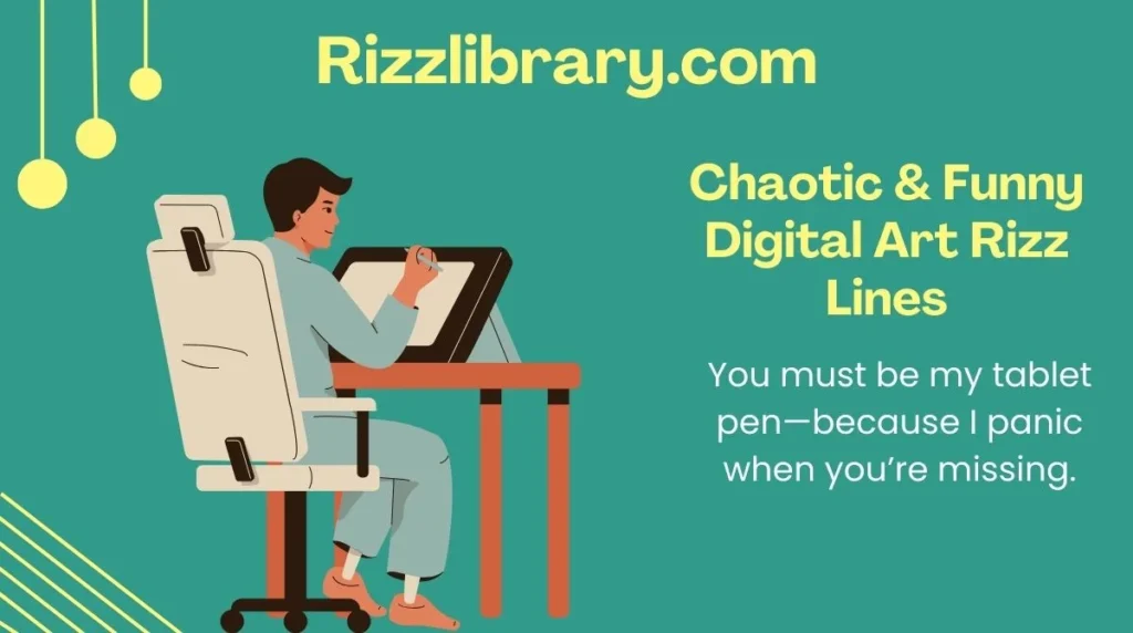 Chaotic & Funny Digital Art Rizz Lines