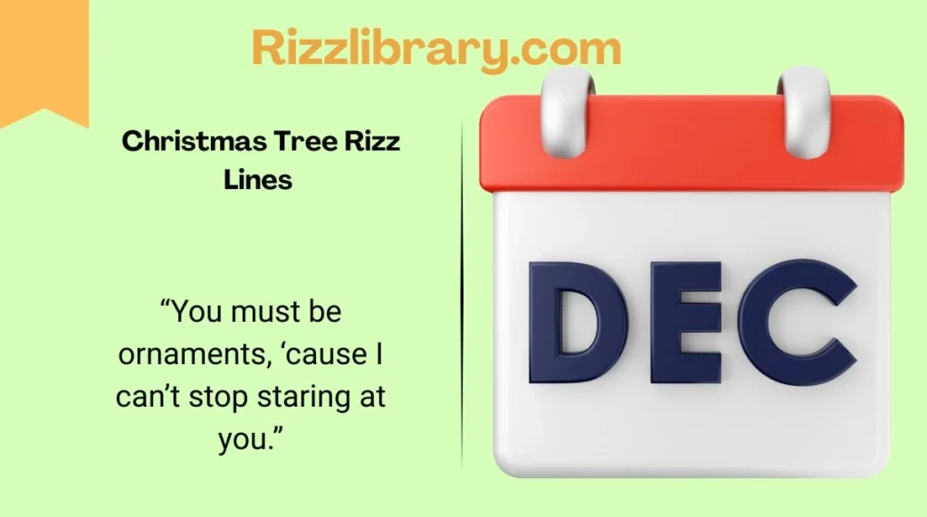 Christmas Tree Rizz Lines