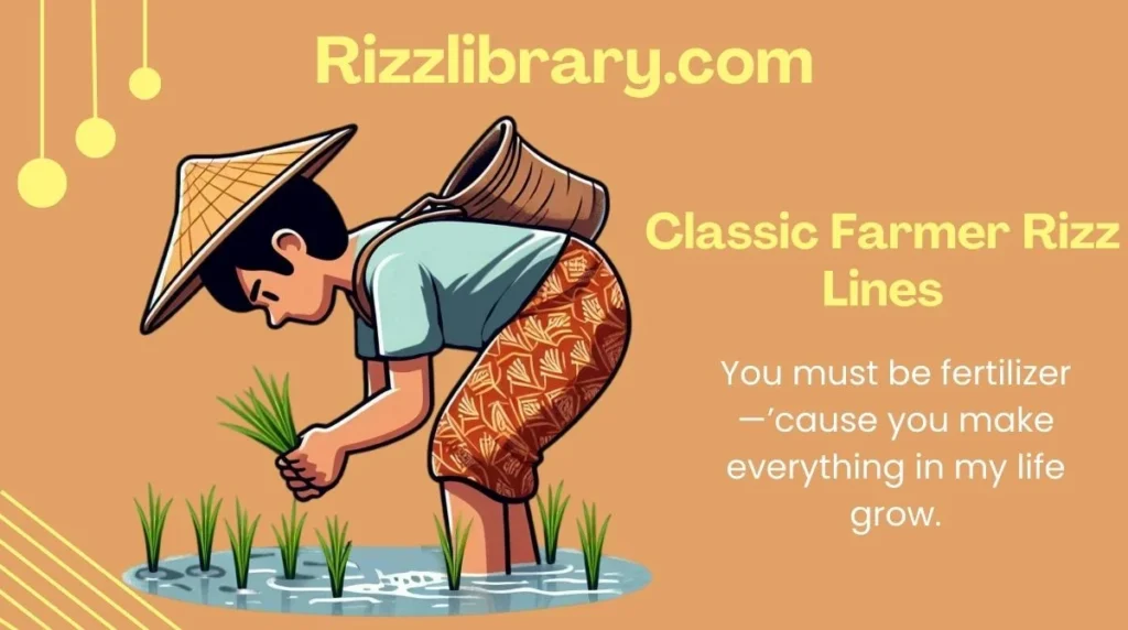 Classic Farmer Rizz Lines