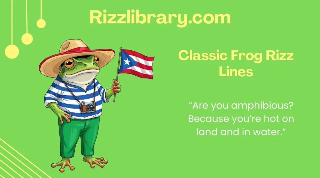 Classic Frog Rizz Lines