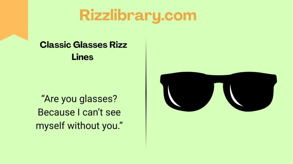 Classic Glasses Rizz Lines