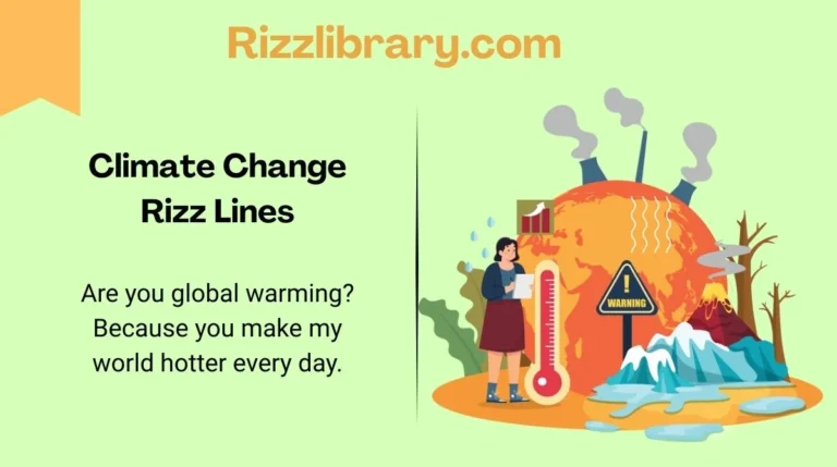 Climate Change Rizz Lines