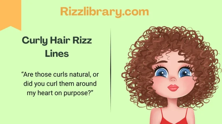 Curly Hair Rizz Lines