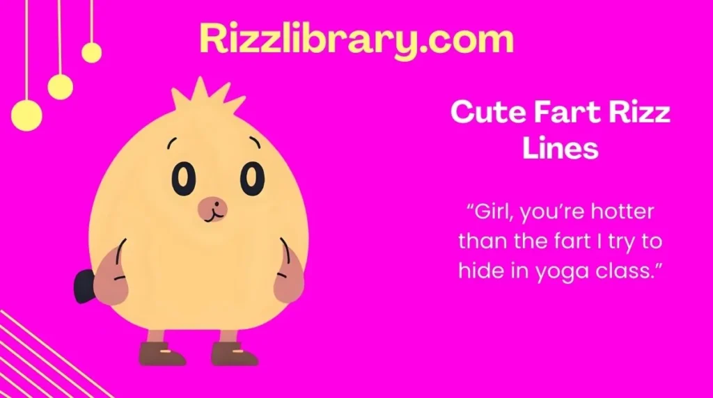 Cute Fart Rizz Lines