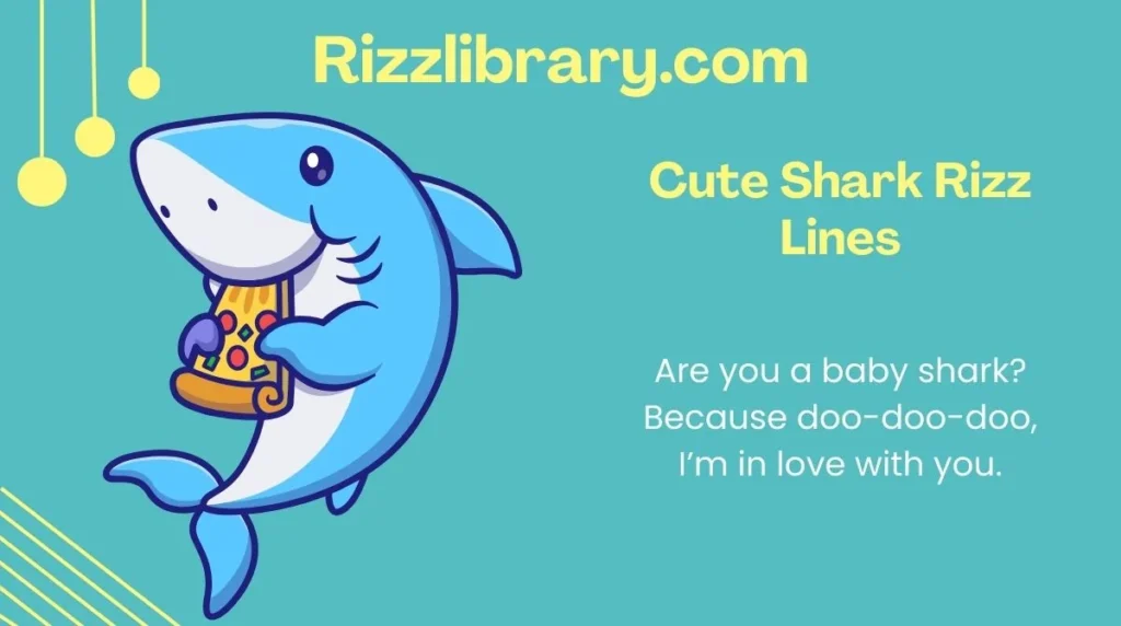 Cute Shark Rizz Lines