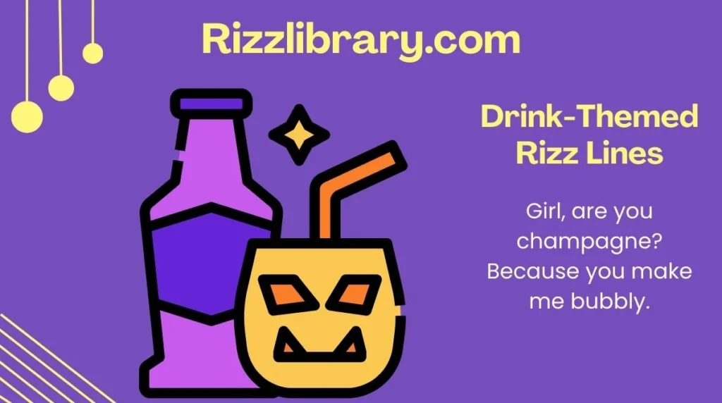 Drink-Themed Rizz Lines