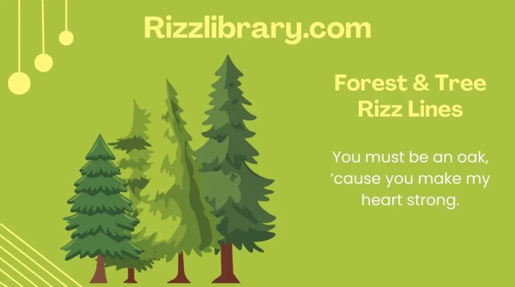 Forest & Tree Rizz Lines