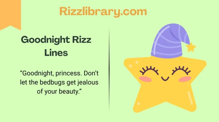 Goodnight Rizz Lines