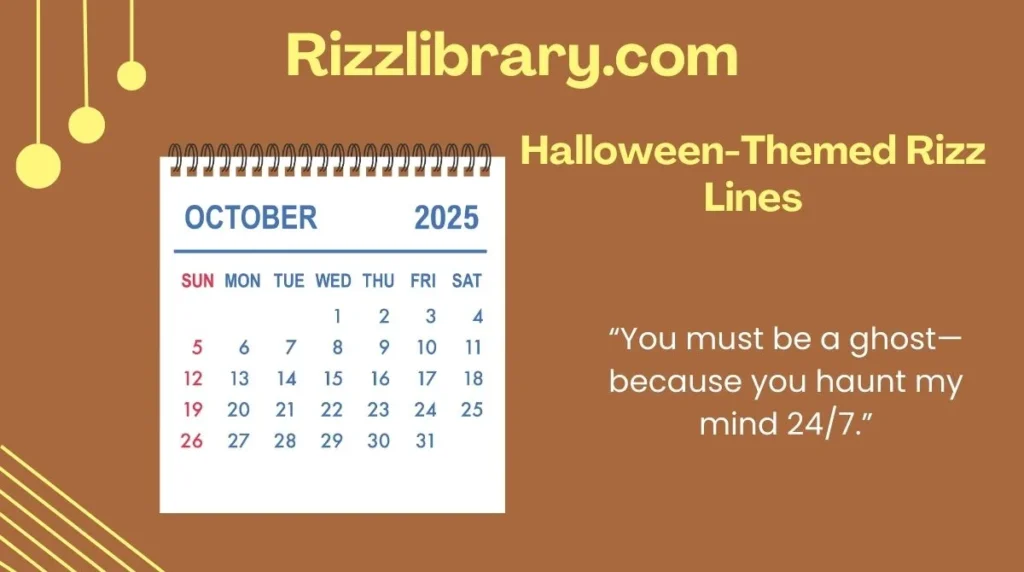 Halloween-Themed Rizz Lines