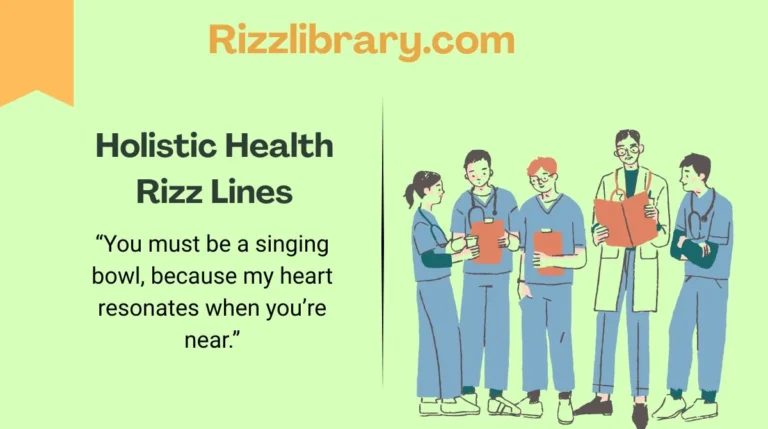 Holistic Health Rizz Lines