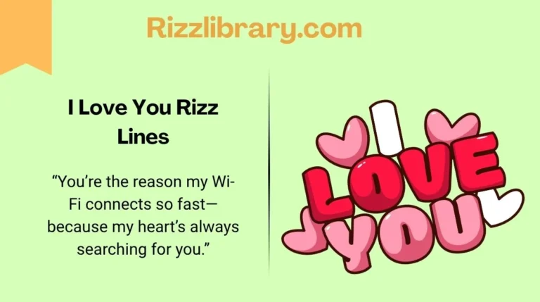 I Love You Rizz Lines