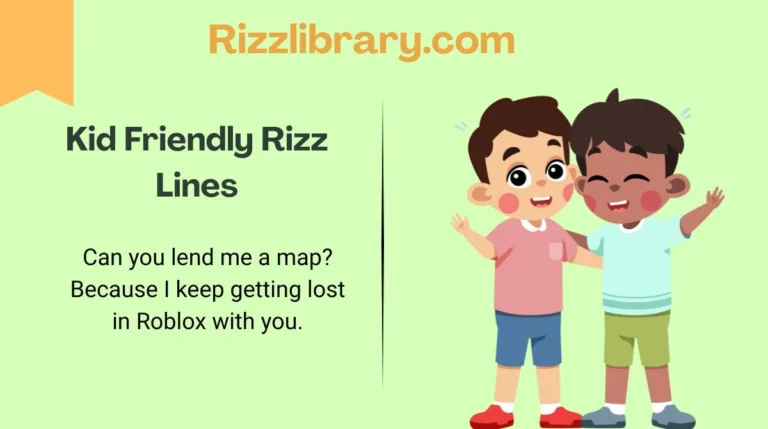 Kid Friendly Rizz Lines