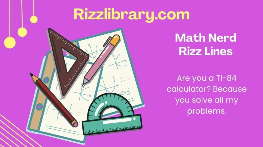 Math Nerd Rizz Lines