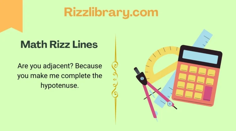 Math Rizz Lines