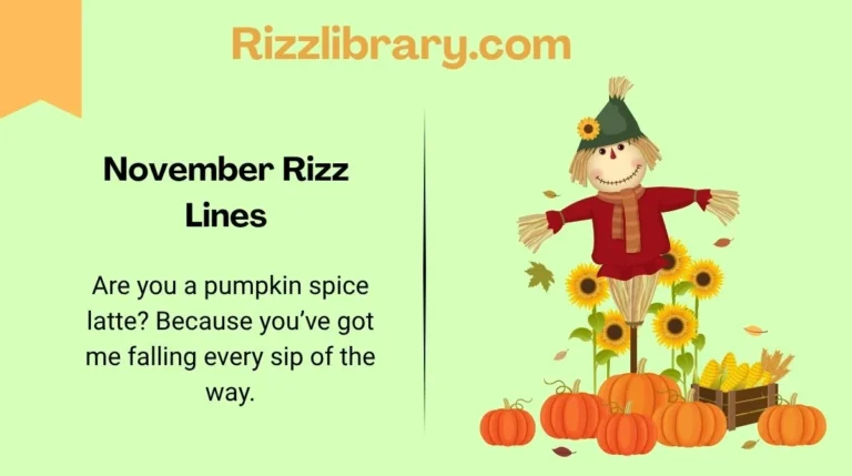 November Rizz Lines