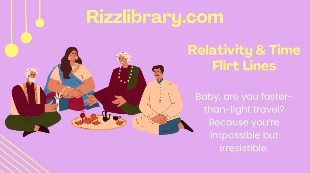 Relativity & Time Flirt Lines