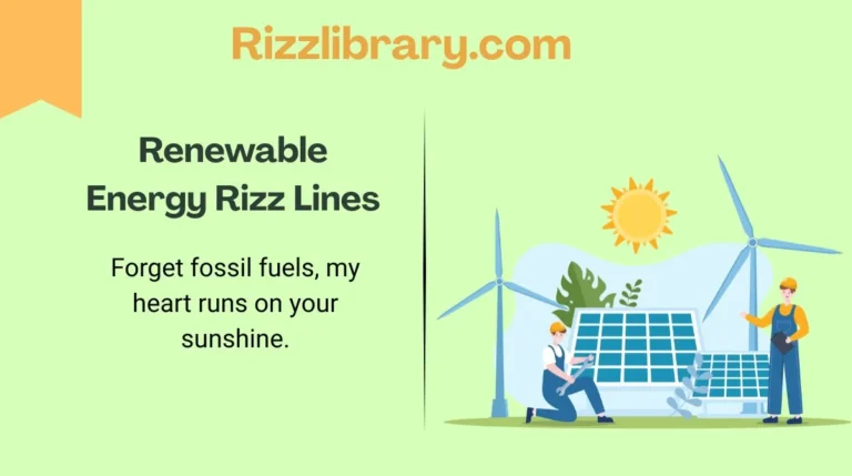 Renewable Energy Rizz Lines