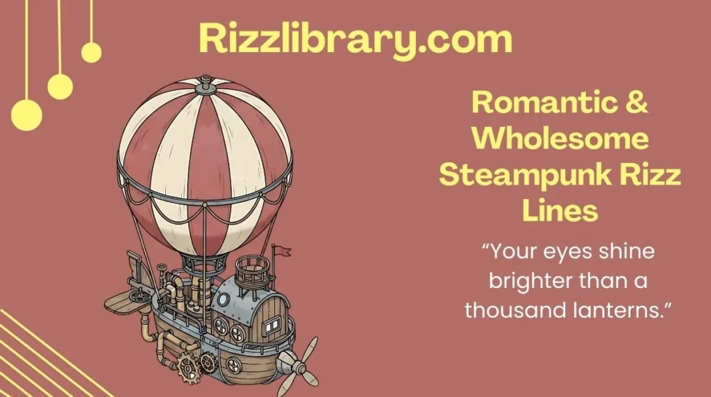 Romantic & Wholesome Steampunk Rizz Lines