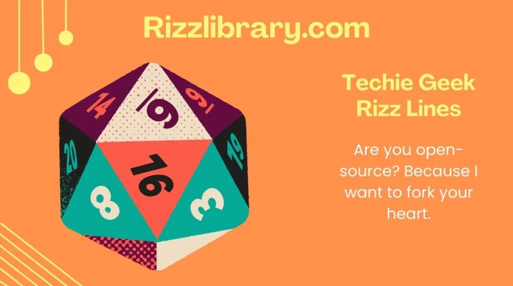 Techie Geek Rizz Lines