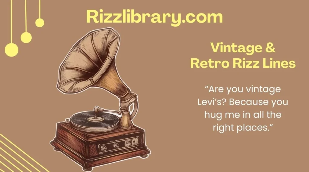 Vintage & Retro Rizz Lines