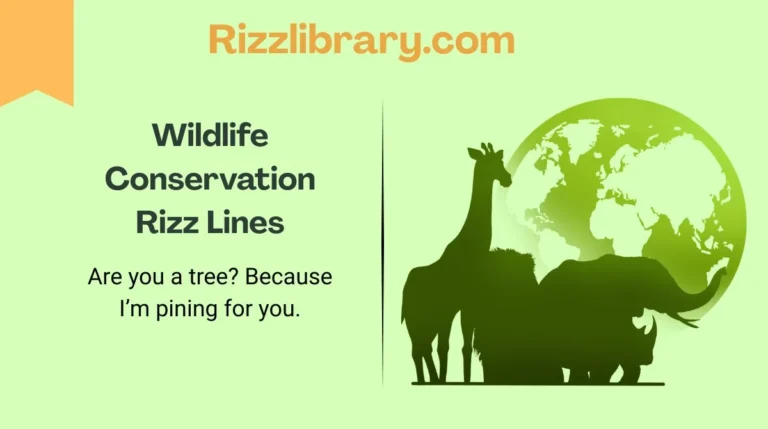 Wildlife Conservation Rizz Lines