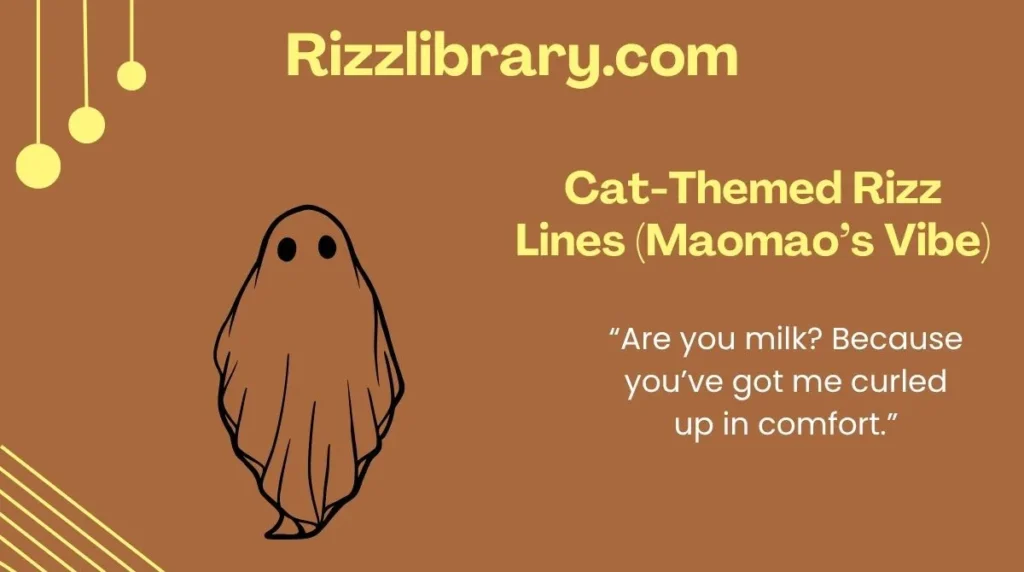 Cat-Themed Rizz Lines (Maomao’s Vibe)