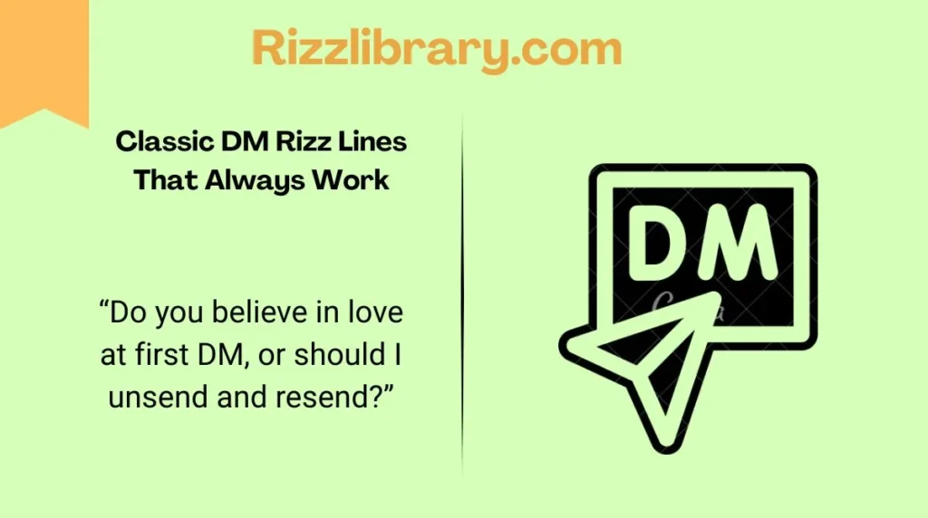 Classic DM Rizz Lines That Always Work