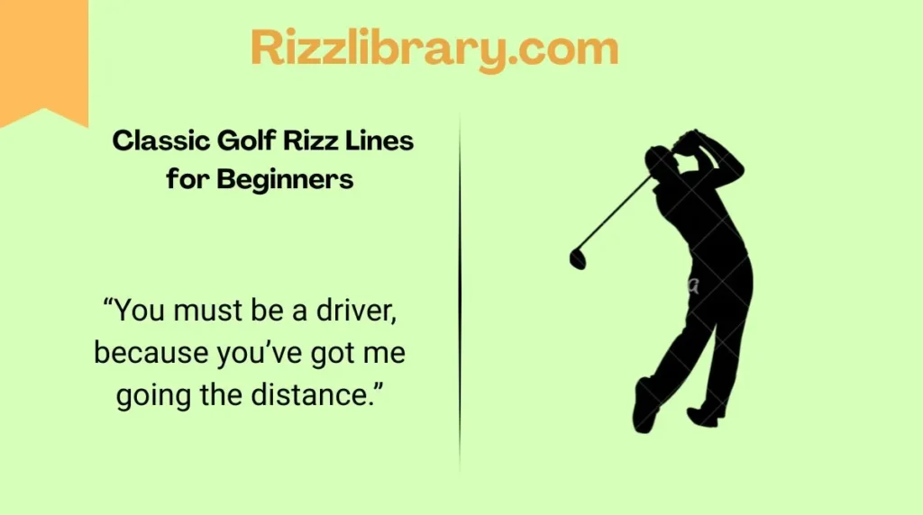 Classic Golf Rizz Lines for Beginners