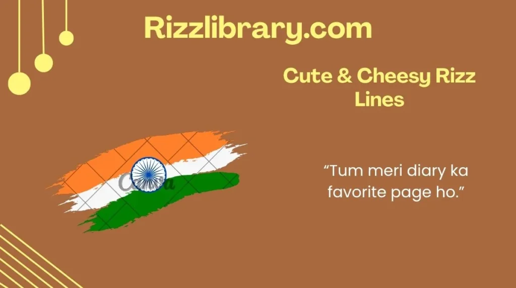 Cute & Cheesy Rizz Lines