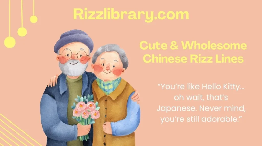Cute & Wholesome Chinese Rizz Lines