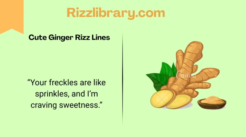 Cute Ginger Rizz Lines