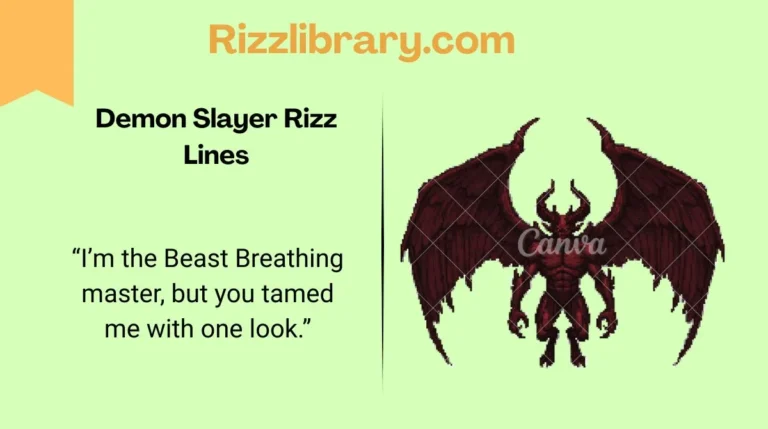 Demon Slayer Rizz Lines