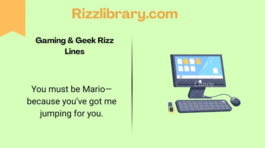 Gaming & Geek Rizz Lines