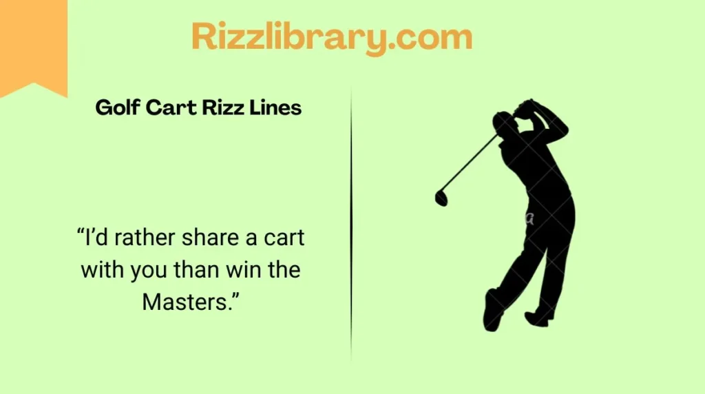Golf Cart Rizz Lines