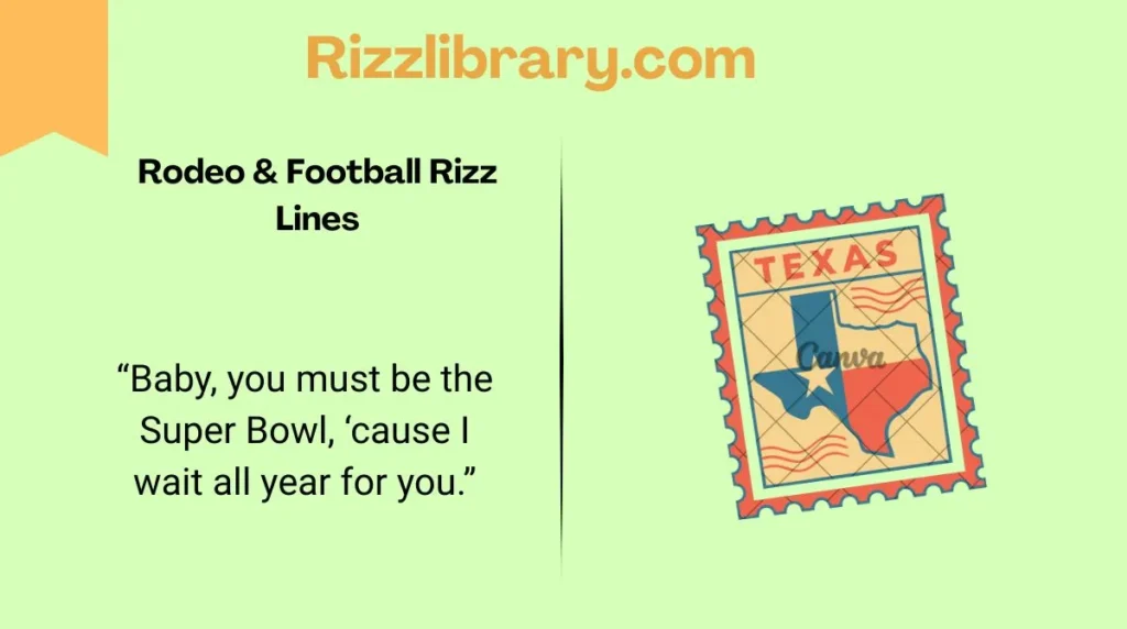 Rodeo & Football Rizz Lines