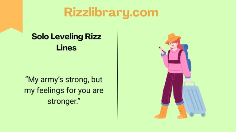 Solo Leveling Rizz Lines
