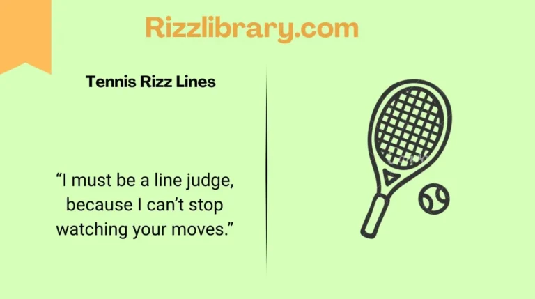 Tennis Rizz Lines