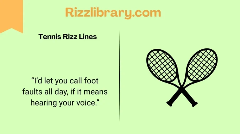 Tennis Rizz Lines