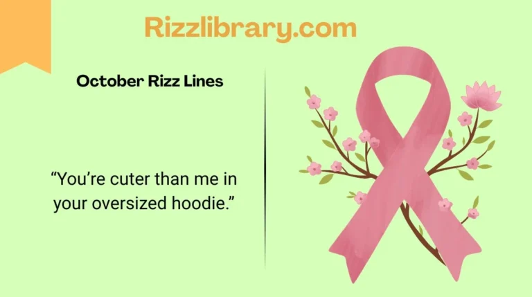 October Rizz Lines