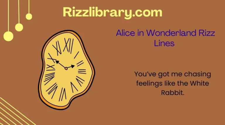 Alice in Wonderland Rizz Lines