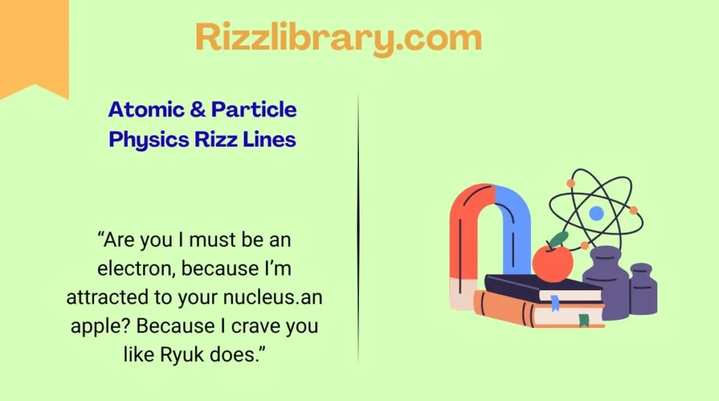Atomic & Particle Physics Rizz Lines