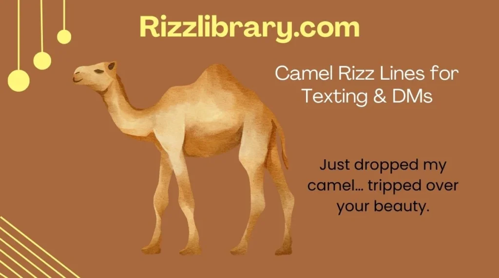 Camel Rizz Lines for Texting & DMs