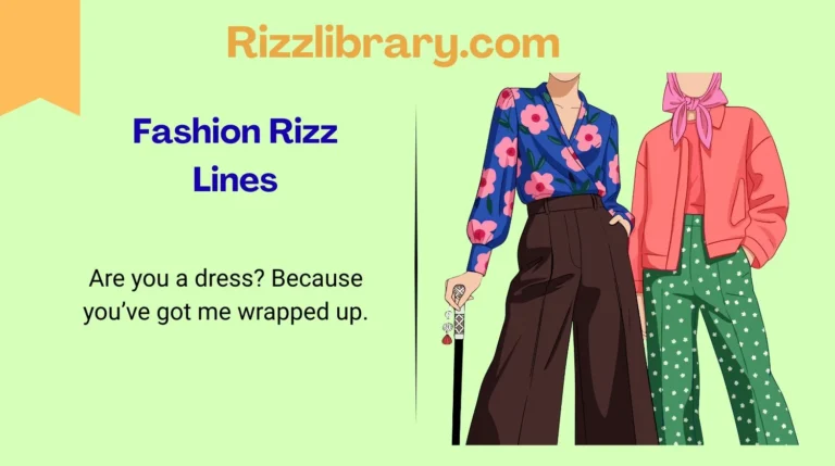Fashion Rizz Lines