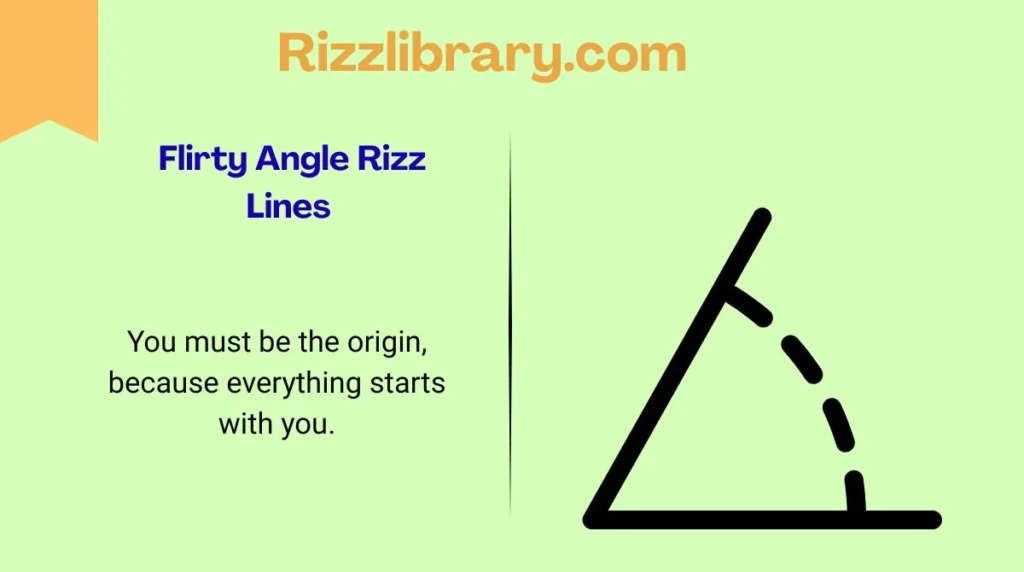 Flirty Angle Rizz Lines