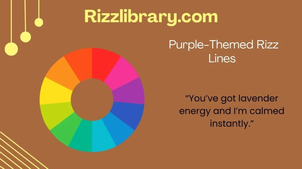 Purple-Themed Rizz Lines