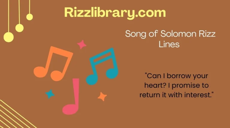 Song of Solomon Rizz Lines