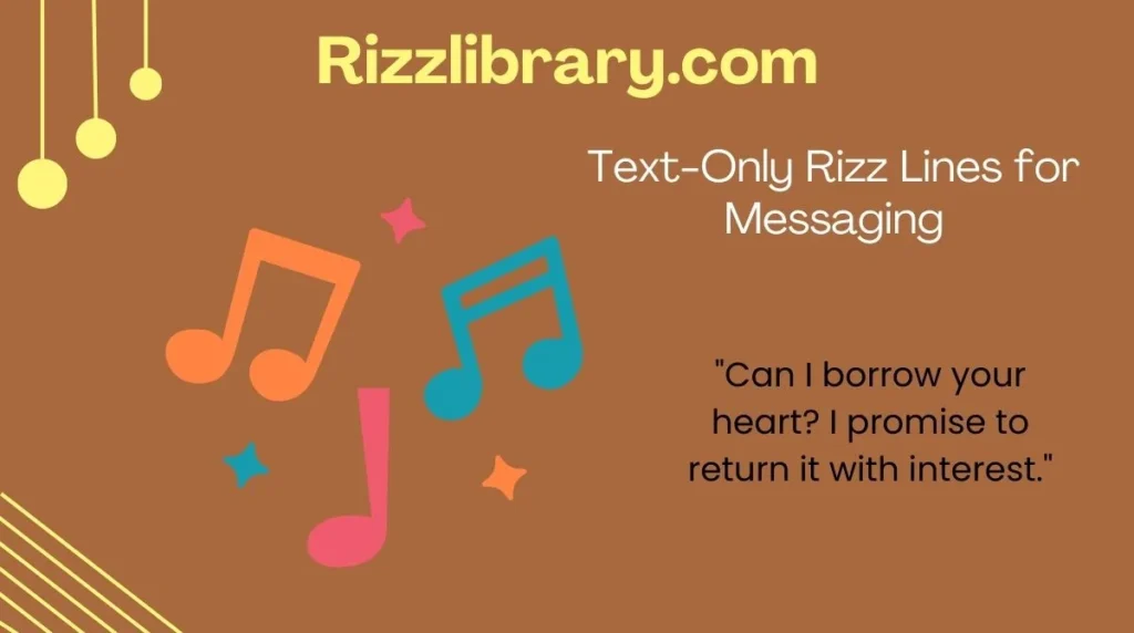 Text-Only Rizz Lines for Messaging